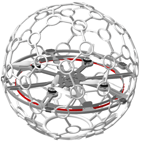 Drone soccer ball